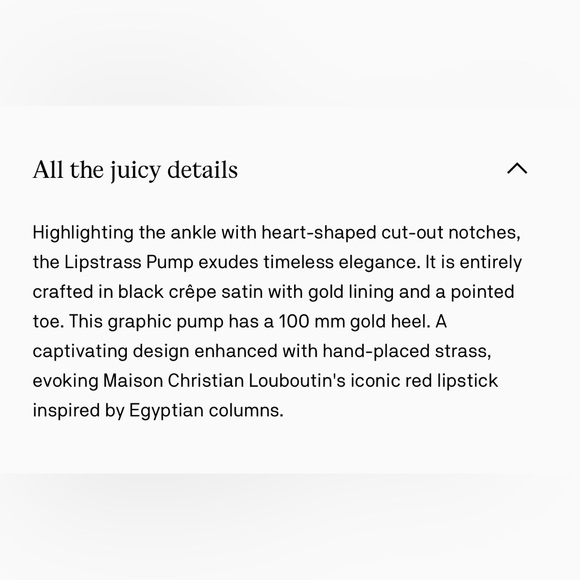 Christian Louboutin Lipstrass Black Crepe Satin 100MM 39 IT PRICE FIRM - Picture 16 of 17